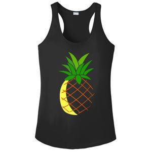 Big Pineapple Costume Cute Easy Fruit Halloween Gift Ladies PosiCharge Competitor Racerback Tank