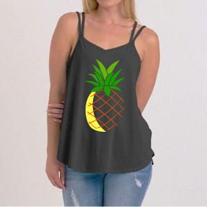 Big Pineapple Costume Cute Easy Fruit Halloween Gift Women's Strappy Tank