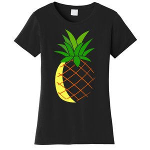 Big Pineapple Costume Cute Easy Fruit Halloween Gift Women's T-Shirt