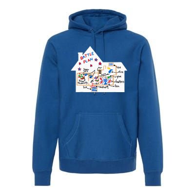 Battle Plan Christmas Home Hand Dawn Alone Xmas Premium Hoodie