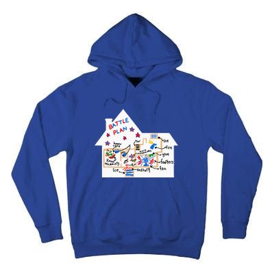 Battle Plan Christmas Home Hand Dawn Alone Xmas Tall Hoodie