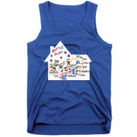 Battle Plan Christmas Home Hand Dawn Alone Xmas Tank Top