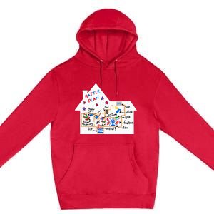 Battle Plan Christmas Home Hand Dawn Alone Xmas Premium Pullover Hoodie