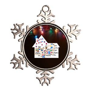 Battle Plan Christmas Home Hand Dawn Alone Xmas Metallic Star Ornament