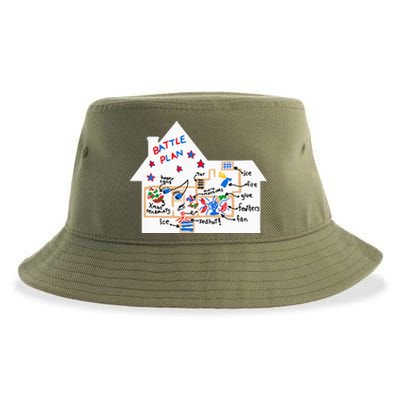 Battle Plan Christmas Home Hand Dawn Alone Xmas Sustainable Bucket Hat