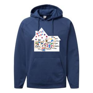 Battle Plan Christmas Home Hand Dawn Alone Xmas Performance Fleece Hoodie