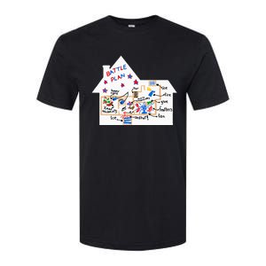 Battle Plan Christmas Home Hand Dawn Alone Xmas Softstyle CVC T-Shirt