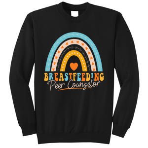 Breastfeeding Peer Counselor Rainbow Appreciation Tall Sweatshirt