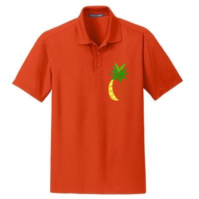 Big Pineapple Costume Cute Easy Fruit Halloween Gift Dry Zone Grid Polo