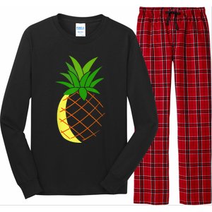 Big Pineapple Costume Cute Easy Fruit Halloween Gift Long Sleeve Pajama Set