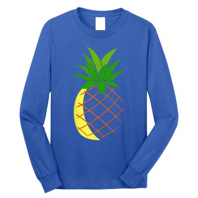 Big Pineapple Costume Cute Easy Fruit Halloween Gift Long Sleeve Shirt