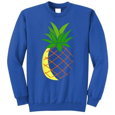 Big Pineapple Costume Cute Easy Fruit Halloween Gift Sweatshirt