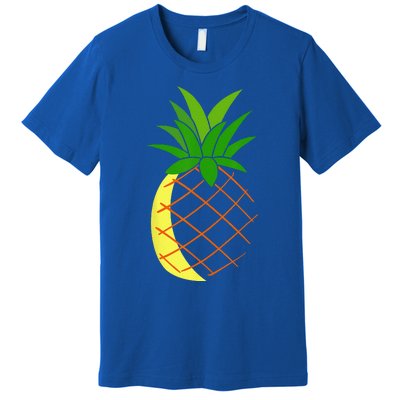 Big Pineapple Costume Cute Easy Fruit Halloween Gift Premium T-Shirt