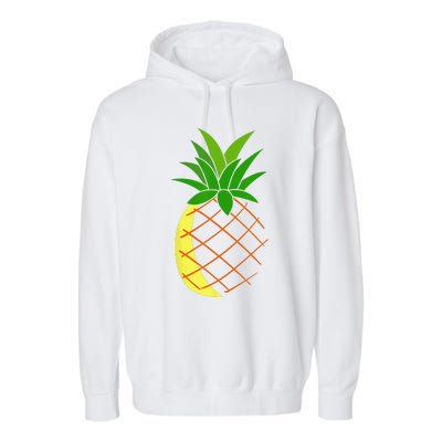 Big Pineapple Costume Cute Easy Fruit Halloween Gift Garment-Dyed Fleece Hoodie