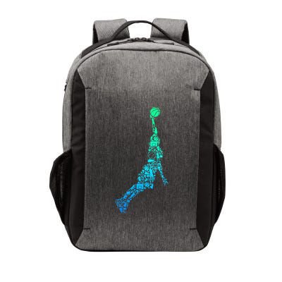 Basketball Player Coach Dunking Vector Backpack