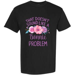 Bonnie Personalized Cute Flower Bonnie Name Garment-Dyed Heavyweight T-Shirt