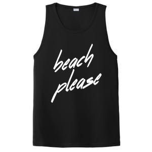 Beach Please Cool Vacay Casual Summer Vacation Gift PosiCharge Competitor Tank