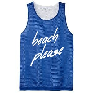 Beach Please Cool Vacay Casual Summer Vacation Gift Mesh Reversible Basketball Jersey Tank