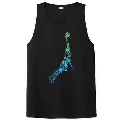 Basketball Player Coach Dunking PosiCharge Competitor Tank