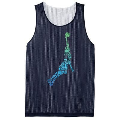 Basketball Player Coach Dunking Mesh Reversible Basketball Jersey Tank