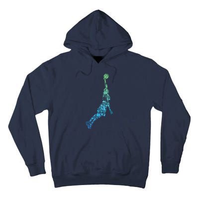 Basketball Player Coach Dunking Tall Hoodie