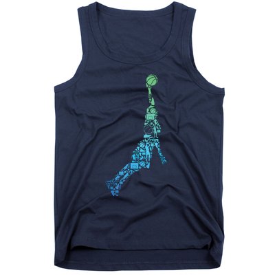 Basketball Player Coach Dunking Tank Top