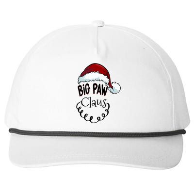 Big Paw Claus New Christmas Santa Claus Gift Snapback Five-Panel Rope Hat