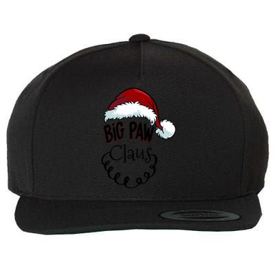 Big Paw Claus New Christmas Santa Claus Gift Wool Snapback Cap