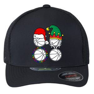 Basketball Player Christmas Cool Ugly Xmas Santa Reindeer Great Gift Flexfit Unipanel Trucker Cap