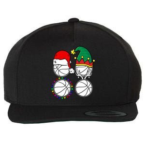 Basketball Player Christmas Cool Ugly Xmas Santa Reindeer Great Gift Wool Snapback Cap