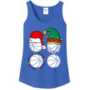 Basketball Player Christmas Cool Ugly Xmas Santa Reindeer Great Gift Ladies Essential Tank