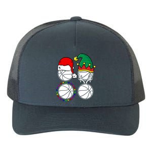 Basketball Player Christmas Cool Ugly Xmas Santa Reindeer Great Gift Yupoong Adult 5-Panel Trucker Hat