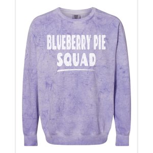 Blueberry Pie Cool Gift Blueberry Pie Squad Gift Colorblast Crewneck Sweatshirt