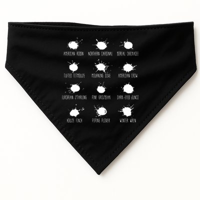 Birds Poops Chart USA-Made Doggie Bandana