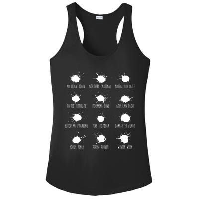 Birds Poops Chart Ladies PosiCharge Competitor Racerback Tank