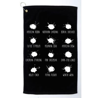 Birds Poops Chart Golf Towel