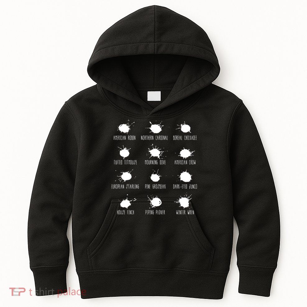 Birds Poops Chart Kids Hoodie