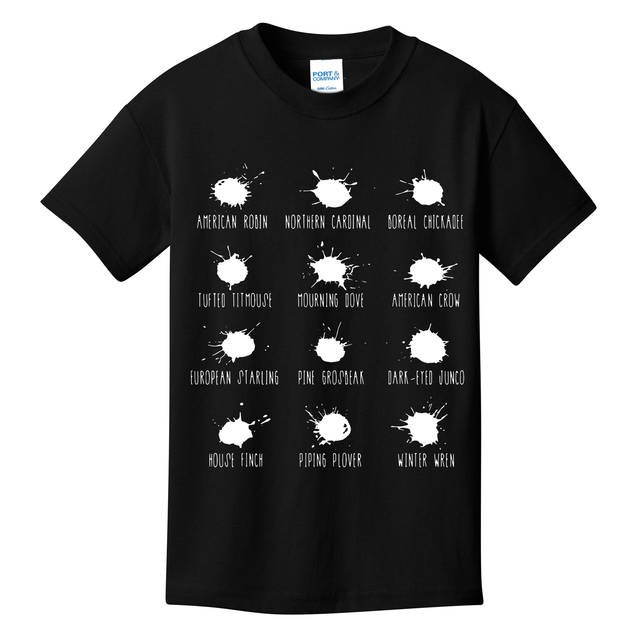 Birds Poops Chart Kids T-Shirt