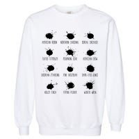 Birds Poops Chart Garment-Dyed Sweatshirt