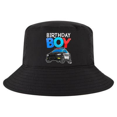 Birthday Police Car Policeman Theme Birthday Cool Comfort Performance Bucket Hat