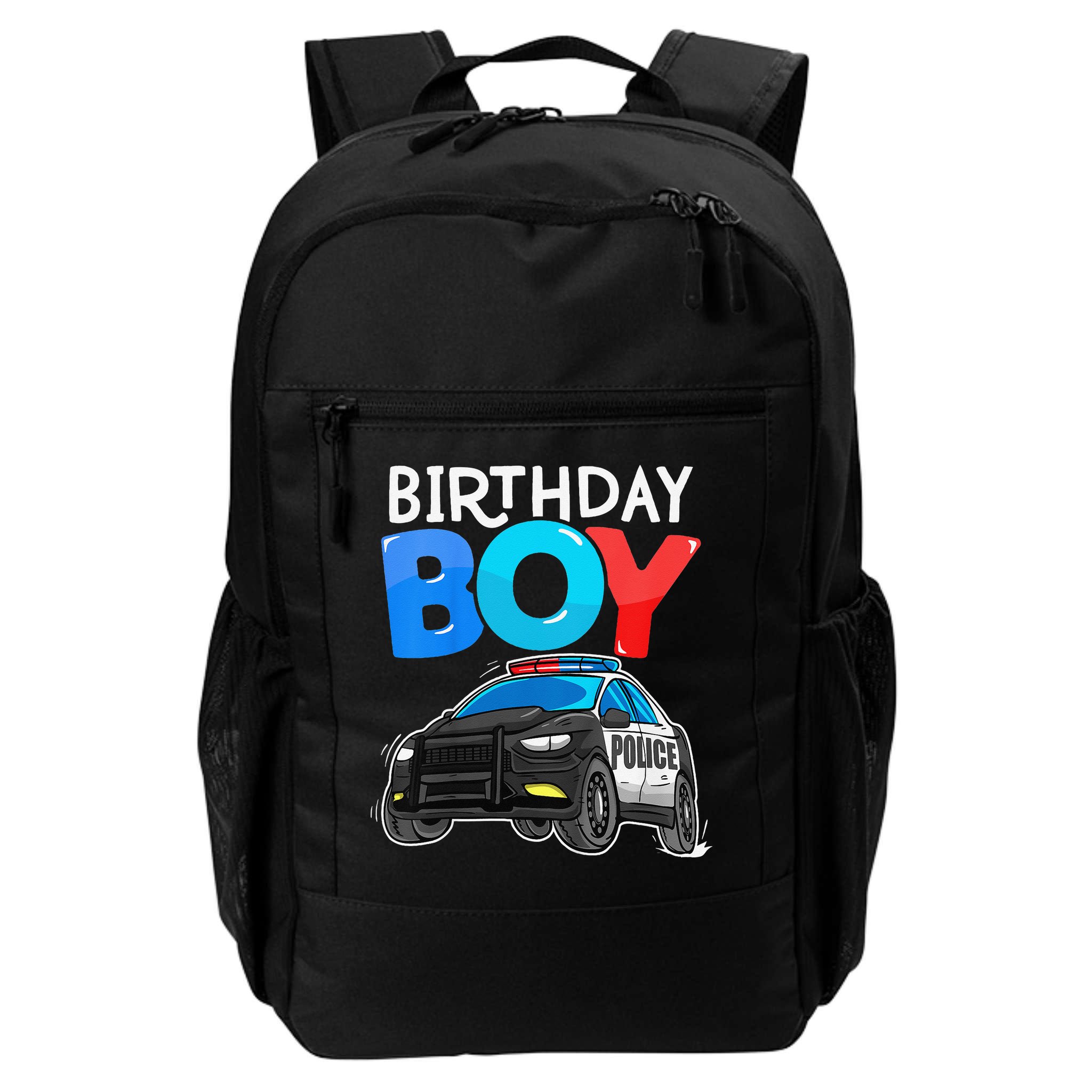 Birthday Police Car Policeman Theme Birthday Backpack