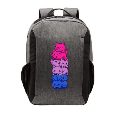 Bi Pride Cat LGBT Bisexual Flag Cute Kawaii Cats Pile Gift Vector Backpack