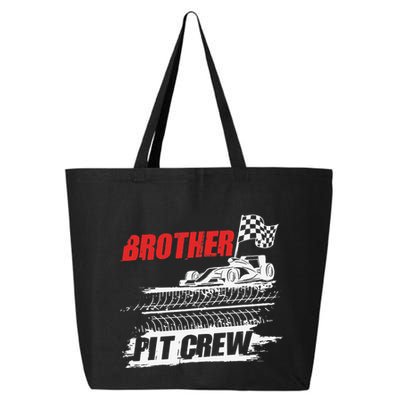 Brother Pit Crew Car Racing Checkered Flag Racer Matching 25L Jumbo Tote