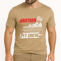 Brother Pit Crew Car Racing Checkered Flag Racer Matching Performance Shirt