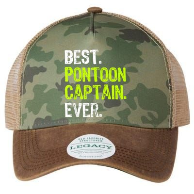 Best Pontoon Captain Ever | Pontoon Boat Legacy Tie Dye Trucker Hat