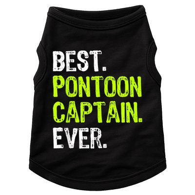 Best Pontoon Captain Ever | Pontoon Boat Doggie Tank