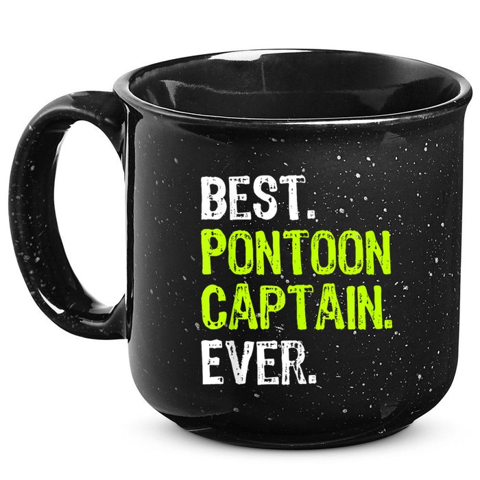 Best Pontoon Captain Ever | Pontoon Boat 15oz Campfire Ceramic Mug
