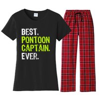 Best Pontoon Captain Ever | Pontoon Boat Women's Flannel Pajama Set