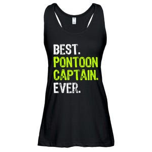 Best Pontoon Captain Ever | Pontoon Boat Ladies Essential Flowy Tank