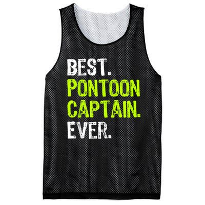 Best Pontoon Captain Ever | Pontoon Boat Mesh Reversible Basketball Jersey Tank